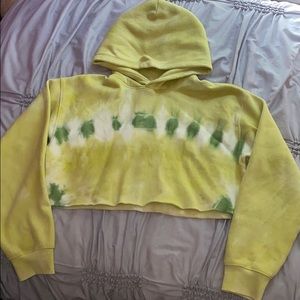 TNA Cropped Hoodie - Tie-dye